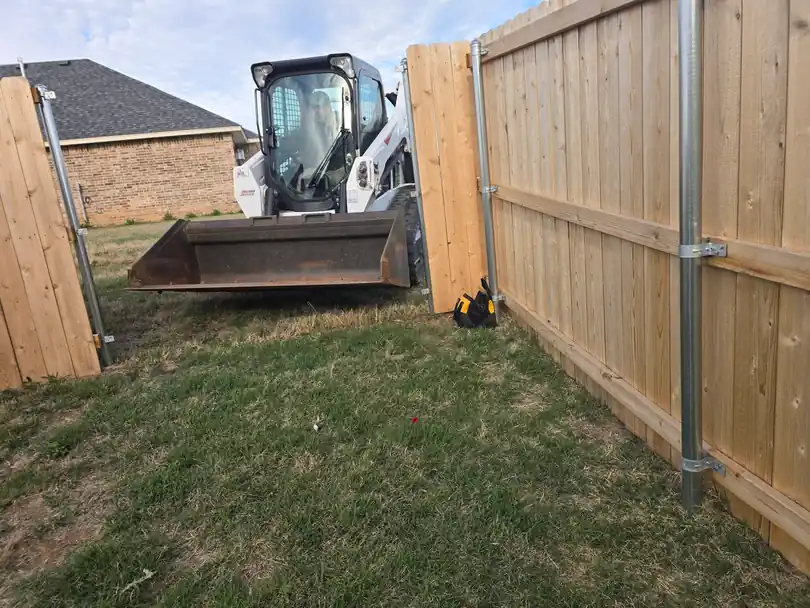Residential site prep and grading in Oklahoma